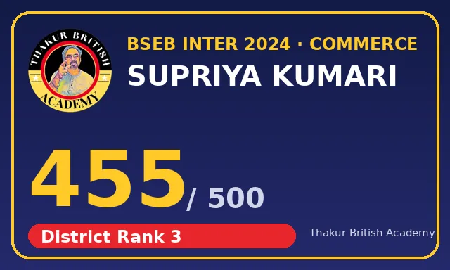 Supriya Kumari result poster